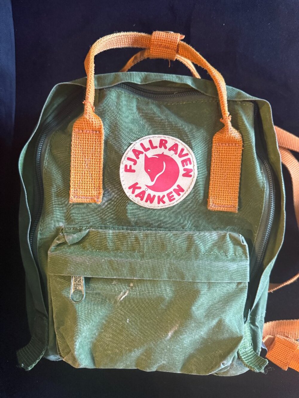 Fjällräven Kånken Mini Green/Orange